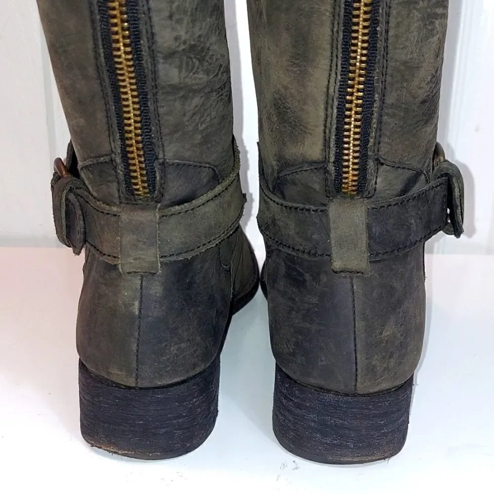 Steven Smoken Studded Western Over The Knee Boot Sz 6